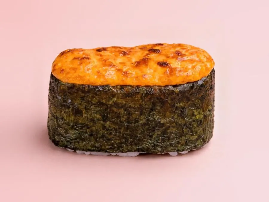Спайси запеченный гункан с креветкой 